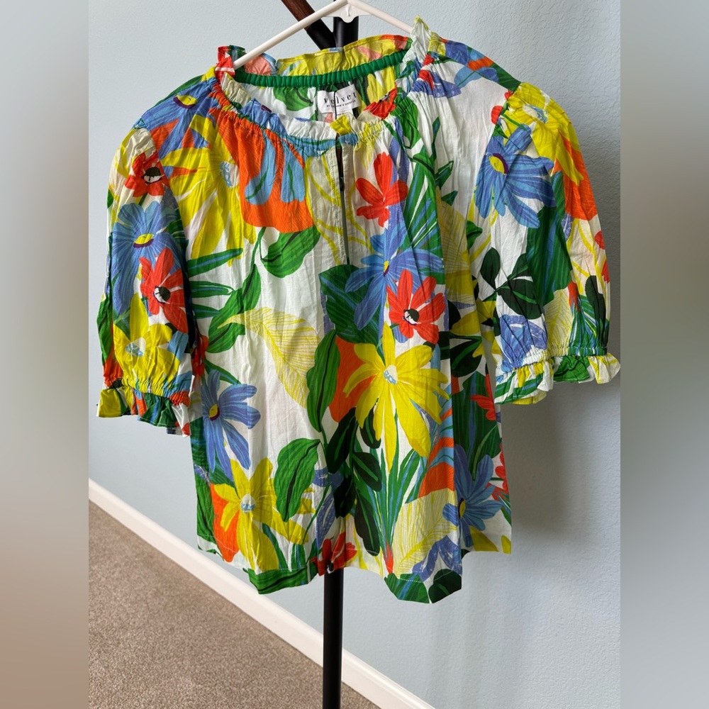 Velvet by Graham & Spencer Floral Top in Size XS